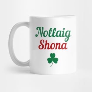 Irish Christmas Gift Nollaig Shona Gaeilge Design Holiday Party Gifts Mug